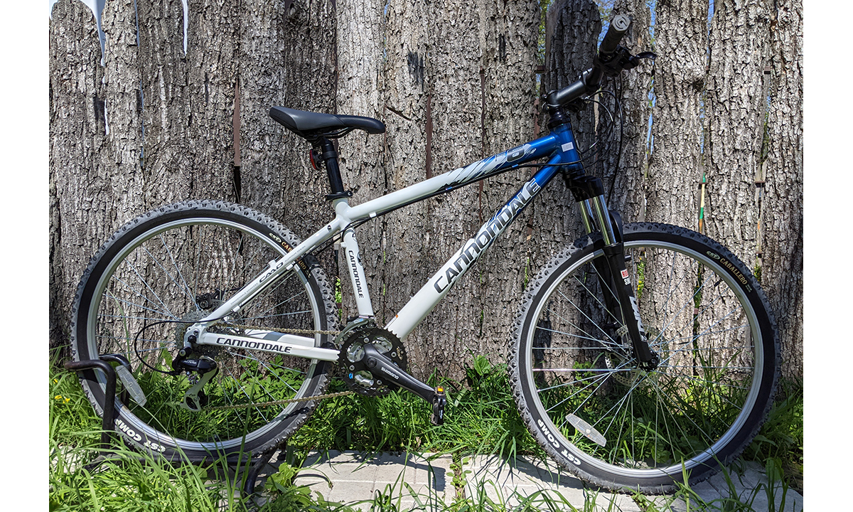 Фотографія Велосипед Cannondale F6 26" 2008, розмір М, біло-синій